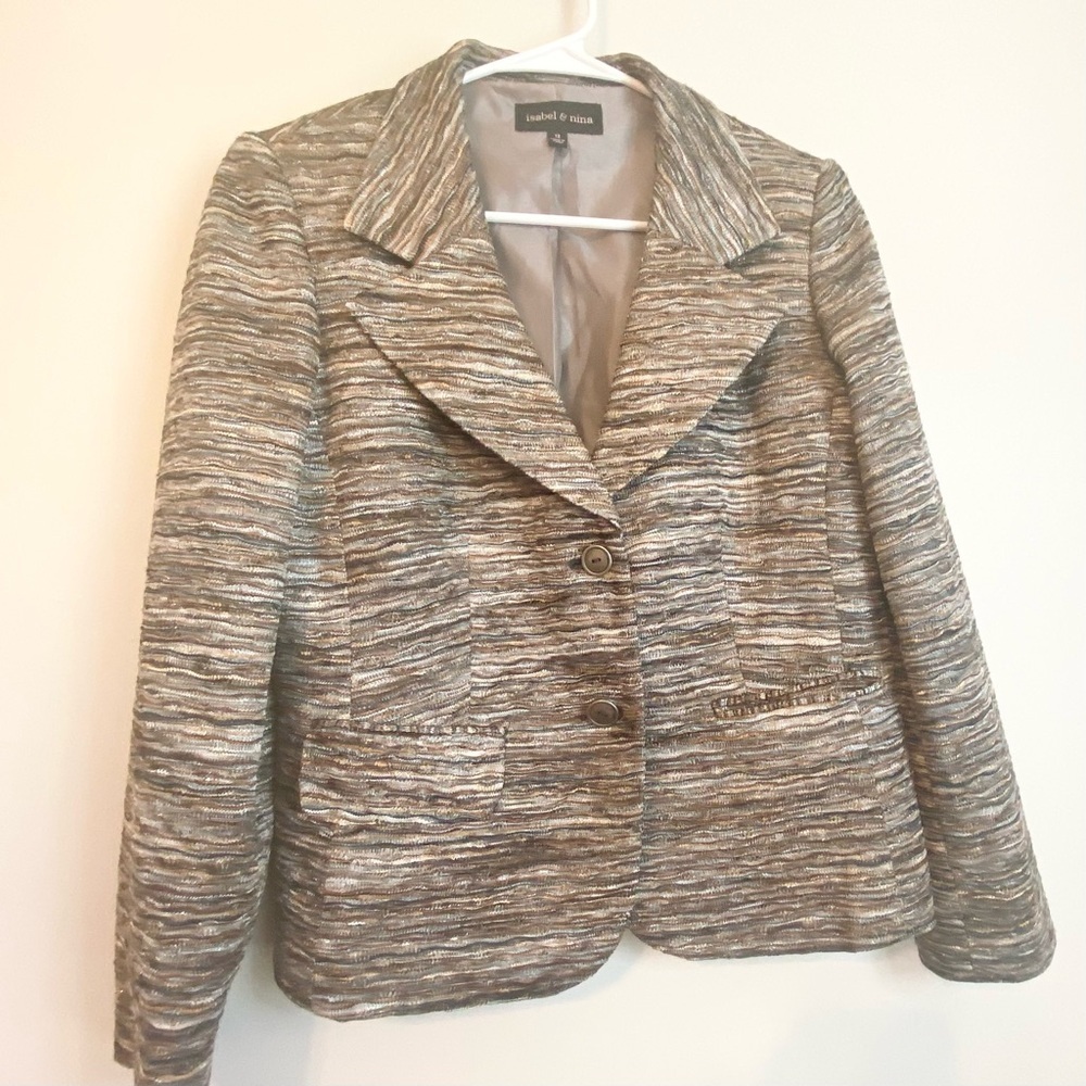 Isabel & Nina Textured Multi-Color Blazer - Picture 6 of 8